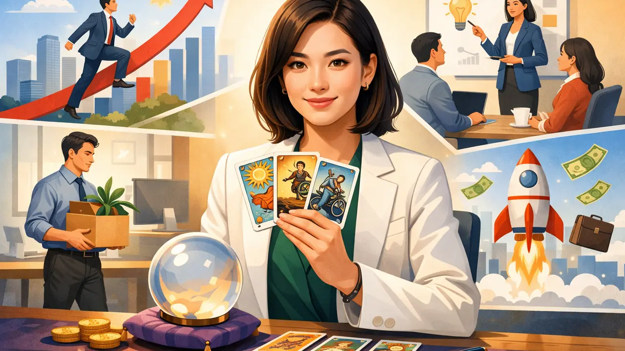工作塔羅完整指南：換工作、升職、創業怎麼問？｜完整解讀與實用重點