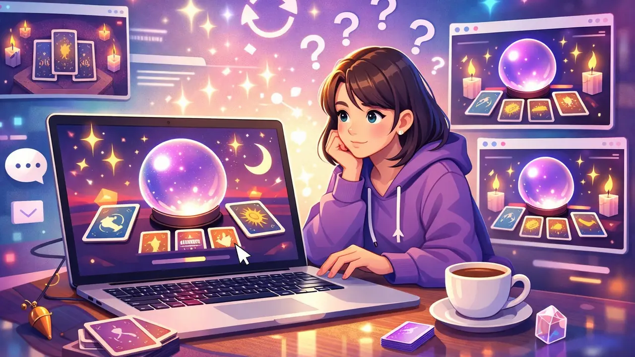 線上占卜同一問題可以問幾次？透視你的好奇心