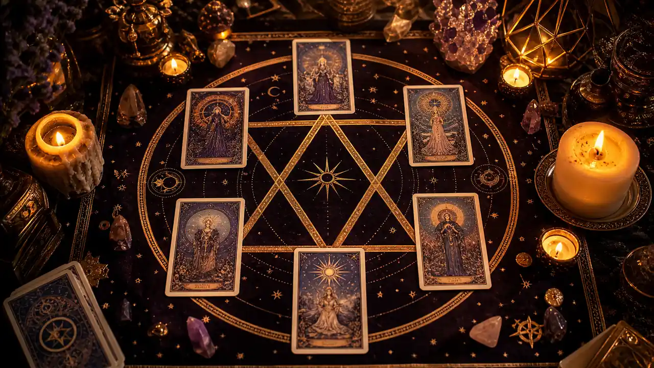 塔羅牌六芒星牌陣怎麼用：實戰教學