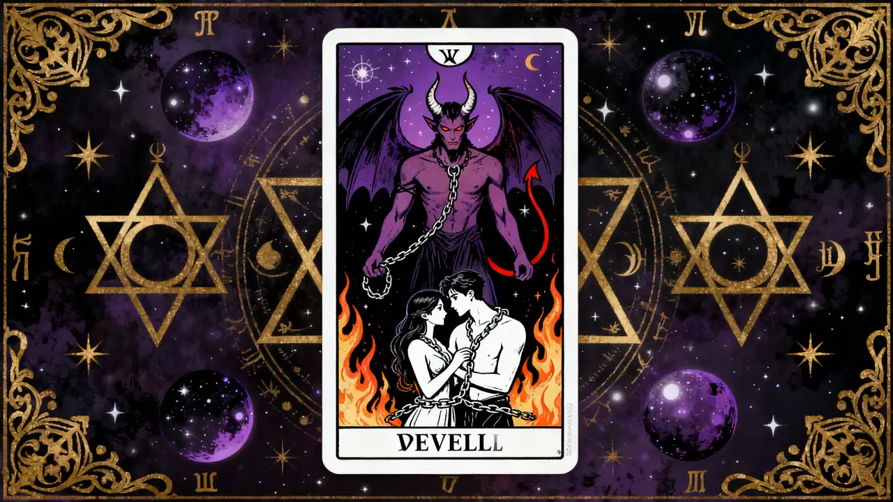 塔羅感情占卜抽到惡魔牌代表什麼：常見誤區與解法