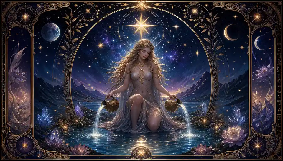 星星牌完整解讀：希望與療癒的塔羅象徵：完整解析
