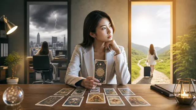 塔羅牌可以問離職嗎？先看你是真的想走，還是只是累了
