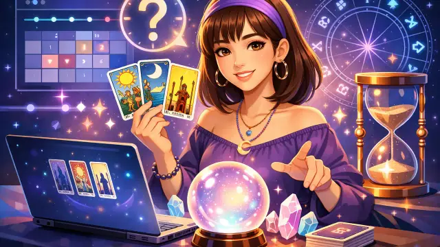 線上占卜能看多久內會發生？塔羅看時間的方法與限制